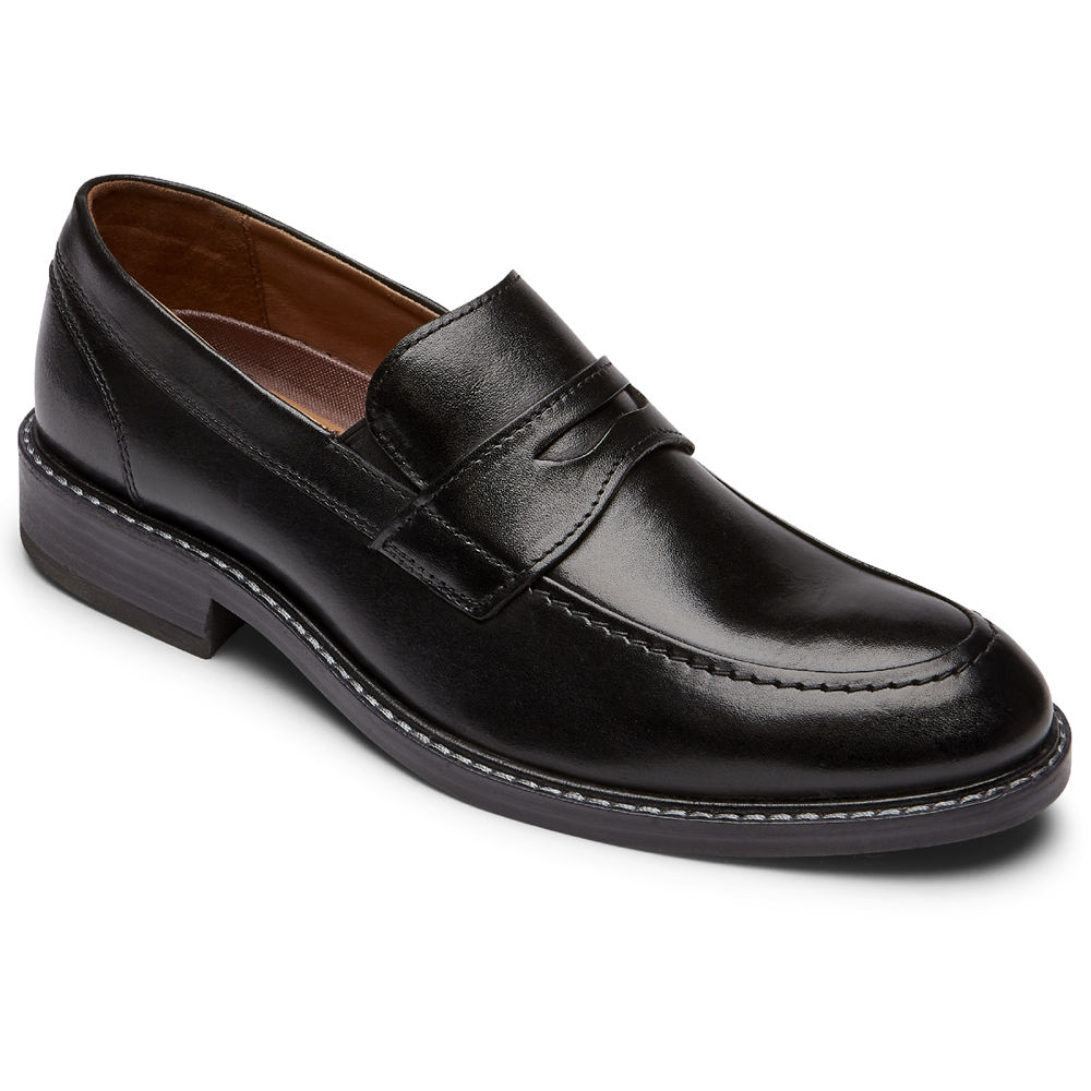 Rockport Loafers Herr Svarta - Kenton Penny - QFWVJ0854